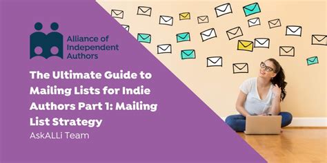 email lists for authors